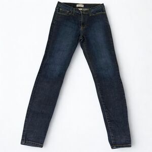 Judy Blue Jeans Women 7/28 Dark Wash Stretch Skinny Mid Rise Denim Soft Comfort